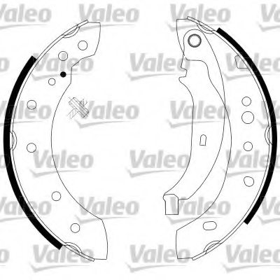VALEO 564004 Brake Shoe Set